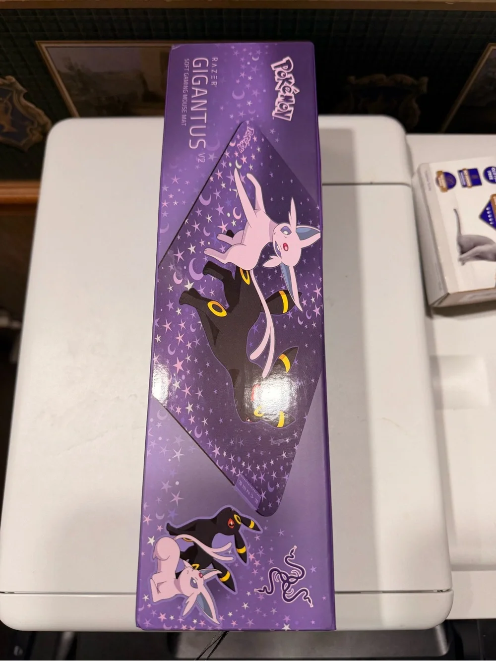 Razer Purple Espeon & Umbreon Themed Gigantus V2 Mousepad and Cobra V2 Mouse